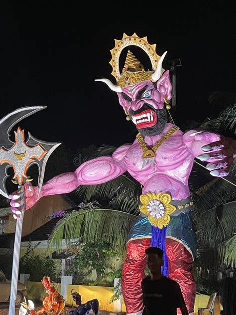 Narkasur Parades Festivals Of Streets Of Goa Goa Editorial Stock