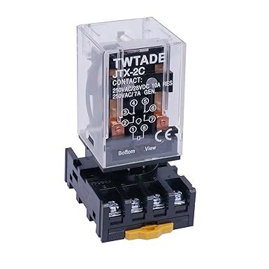 Amazon TWTADE JQX 12F 2Z AC 110V Coil Voltage 30A 2NO 2NC General