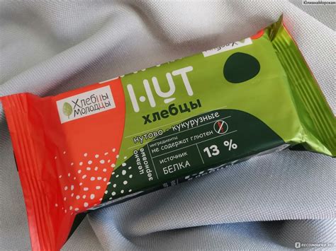 Хлебцы Хлебцы Молодцы хрустящие цельнозерновые "НУТ" нутово-кукурузные ...