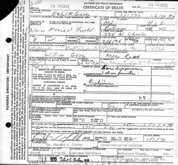 Baltimore City Death Certificates 1970-1972 MSA CE502 524-600 : Reclaim ...