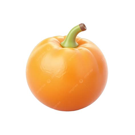 An Orange Bell Pepper, Orange, Lantern, Chili PNG Transparent Clipart