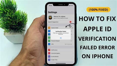 How To Fix Apple Id Verification Failed Error On Iphone Ios