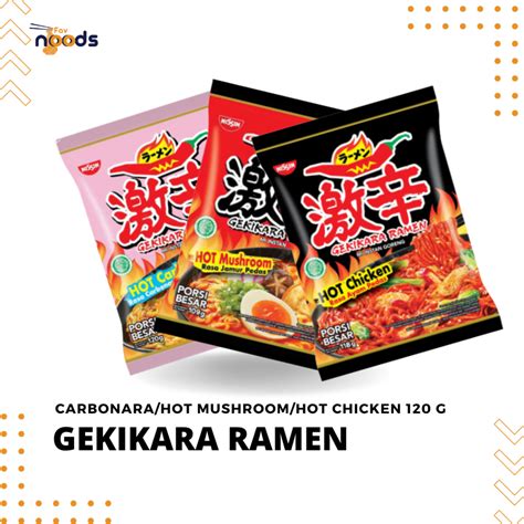 Jual Nissin Gekikara Ramen 120 G Mi Pedas Jepang Level Maksimal Hot