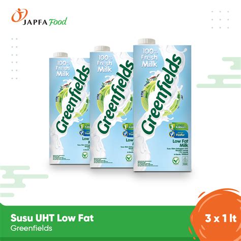 Promo Greenfields Susu Uht Low Fat Susu Segar Rendah Lemak L