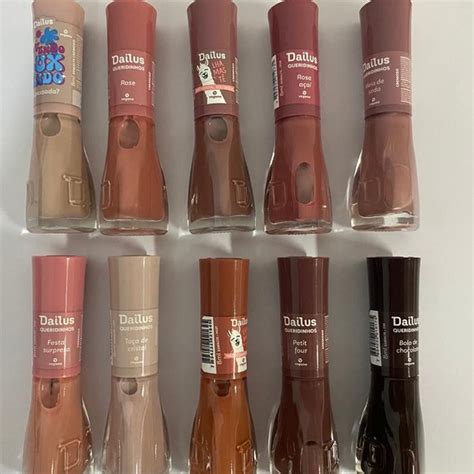Esmalte Dailus Nude Todas As Cole Es Shopee Brasil
