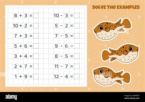 R Solvez Les Exemples Addition Et Soustraction Jeu De Puzzle