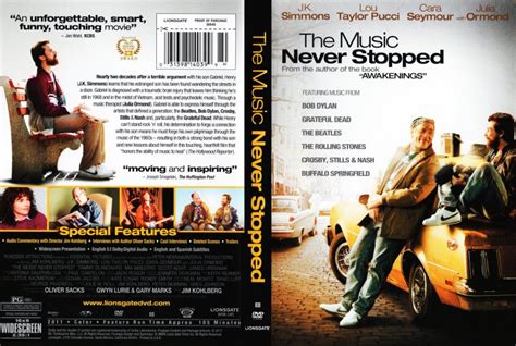 The Music Never Stopped Movie Dvd Scanned Covers The Music Never