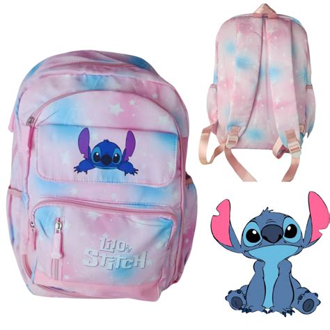 Mochila Infantil Menina Stitch - Mochila Infantil Menina Escolar Feminina Stitch | Shopee Brasil