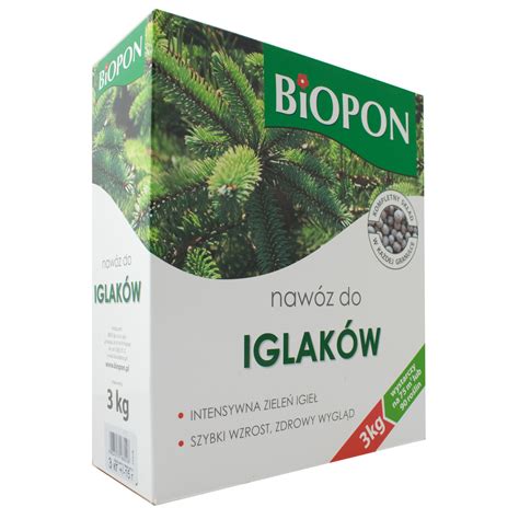 Добриво Biopon для хвойних рослин 3 кг - купити за найкращою ціною в ...