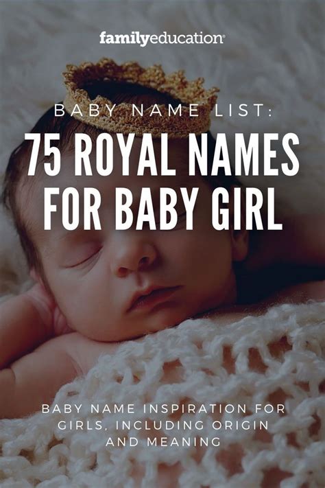 75 Royal Girl Names Perfect For Your Little Princess In 2021 Baby