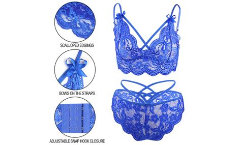 Up To Off On Women Sexy Lingerie Set Lace Groupon Goods