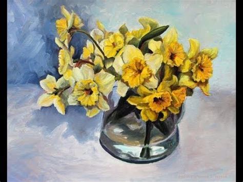 Narcissus Flower Painting at PaintingValley.com | Explore collection of ...