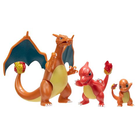 Pokémon Select Action Figures 3-Pack Evolution Charmander - Replay Perú