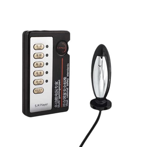 Electro Estimulador Anal Con Plug Chico Vigor Total