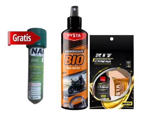 Lubricante De Cadena Kit Desengrasante Gratis Aditivo Mercadolibre