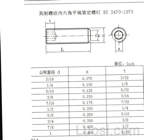 Bs Hexagon Socket Set Screws With Flat Point