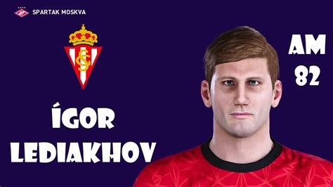 Ígor Lediakhov eFootball PES Face Build Stats YouTube