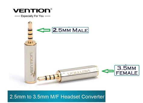 Переходник micro jack 2.5mm Male to mini jack 3.5mm Female CTIA OMTP ...