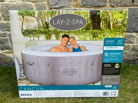 Lay Z Spa Cancun 4 Person Hot Tub 2021 Model Freeze Shield Rattan New For Sale From