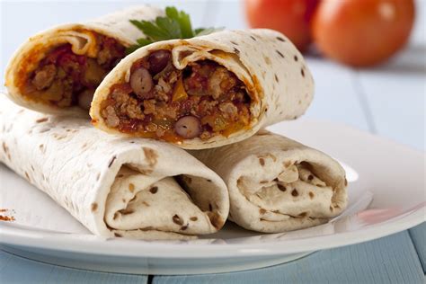 beef and bean burrito recipe with rice