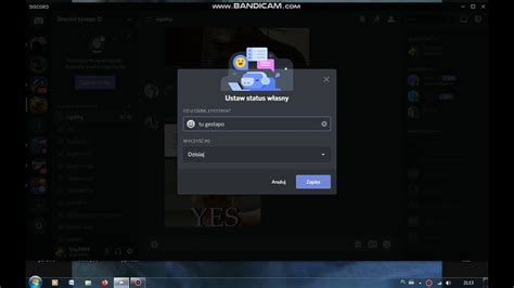 jak zmienić status na discordzie poradnik YouTube