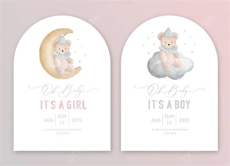 Baby Shower Invitation Png Vector Psd And Clipart With Transparent