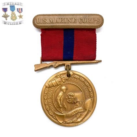 Wwii Us Marine Corps Good Conduct Medal Marine Corps Ww2 Korean War