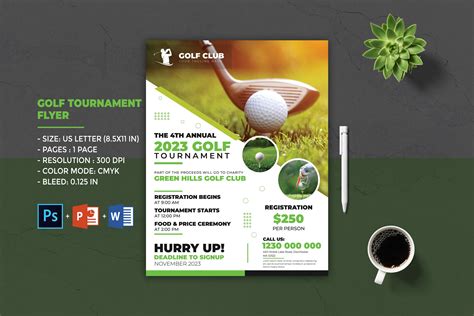 Golf Tournament Flyers Designs