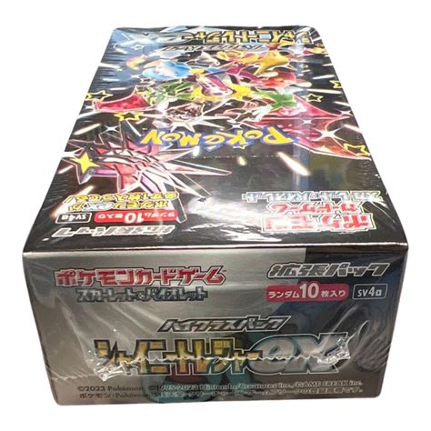 Pokemon Japanese Shiny Treasure Ex High Class Sv4a Booster Box 10