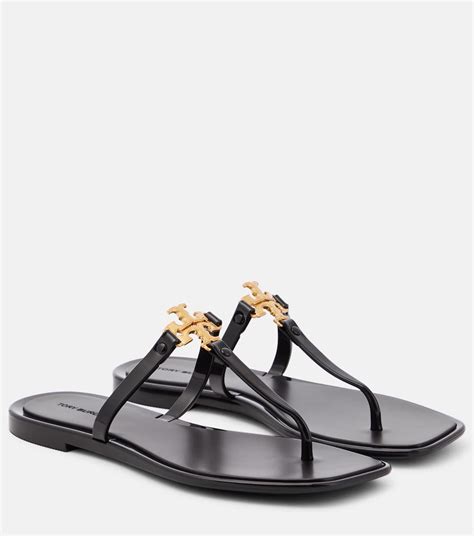 Roxanne Rubber Sandals In Black Tory Burch Mytheresa