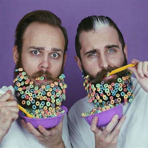 The Gay Beards Accessorize Their Matching Facial Hair With Everything From Lego Bricks To