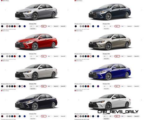2025 Toyota Camry Colors