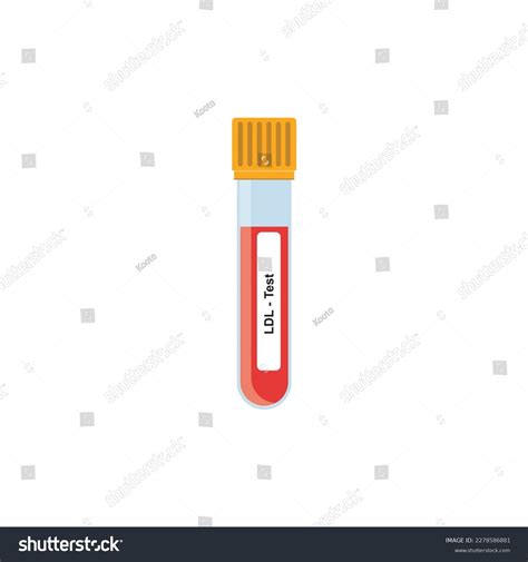 Ldl Blood Test Concept Design Vector Stock Vector (Royalty Free