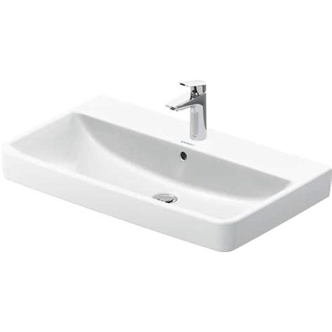 Duravit Ceramic Rectangular Vessel Sink 23758000002 The Home Depot