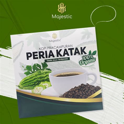 Kopi Peria Katak Bersama Ekstrak Kunyit Hitam Tanpa Gula Tambahan