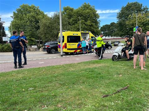 Twee Gewonden Na Ongeluk Tussen Fietser En Scooter Kerklaan Nieuwerkerk