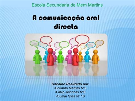 Comunicação Oral | PPTX