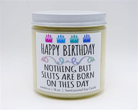 Happy Birthday Funny Candle For Friend Funny Candle Gag Etsy