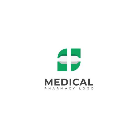 creative medical pharmacy logo design vector template  vector