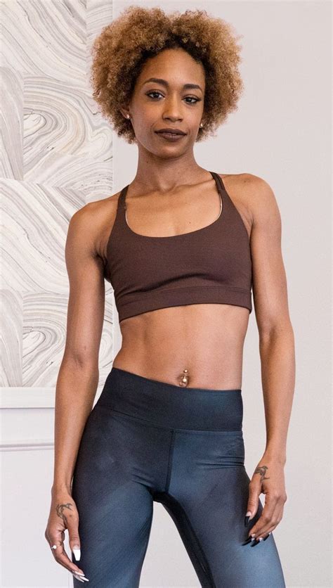 Mocha Nude Micro Mesh Sports Bra Eagle Rock WERKSHOP Bra Female