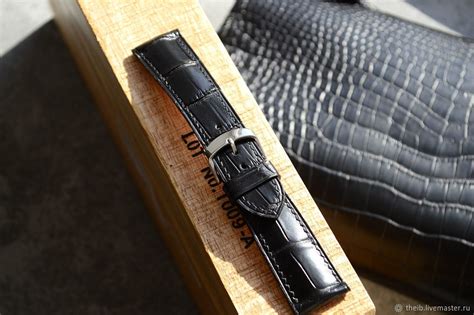 Часовой ремешок из кожи крокодила (хвост) в интернет-магазине на ...