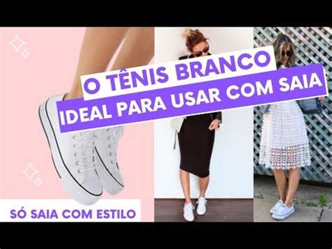 Melhor Tênis Branco Para Usar Com Vestido - Tênis Branco Ideal para usar com Saias ou Vestidos | Looks com tenis ...
