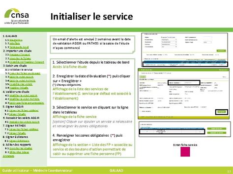 Guide Utilisateur Galaad Mdecin Coordonnateur Cnsa Direction Esms