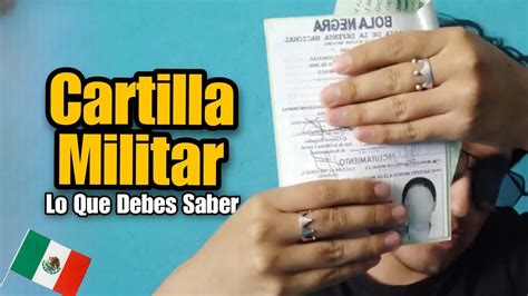 Cartilla Milita Y Para Que Sirve Youtube