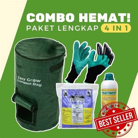 jual paket compost bag  liter pengurai kompos terdekat