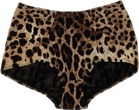Dolce Gabbana Leopard Bikini Briefs Shopstyle Two Piece Swimsuits