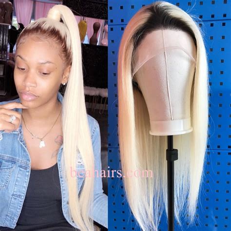 Brazilian Virgin Honey Blonde Color Glueless Full Lace Wig BH