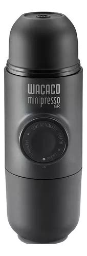 Cafeteira portátil Wacaco Minipresso GR manual preta expresso