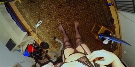 Tobi Full Shaved Day POV Lingerie Suspenders Bra And Mini Fishnet Dress Make Me Horny