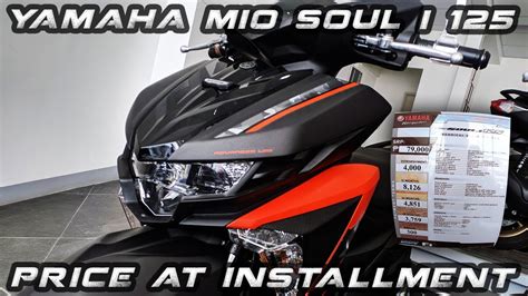 Yamaha Mio Soul I 125 2021 Price And Installment Vibrant Orange